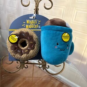 Jmle Set Of 2  Pups Dog Toy With Squeaker  Very Solf